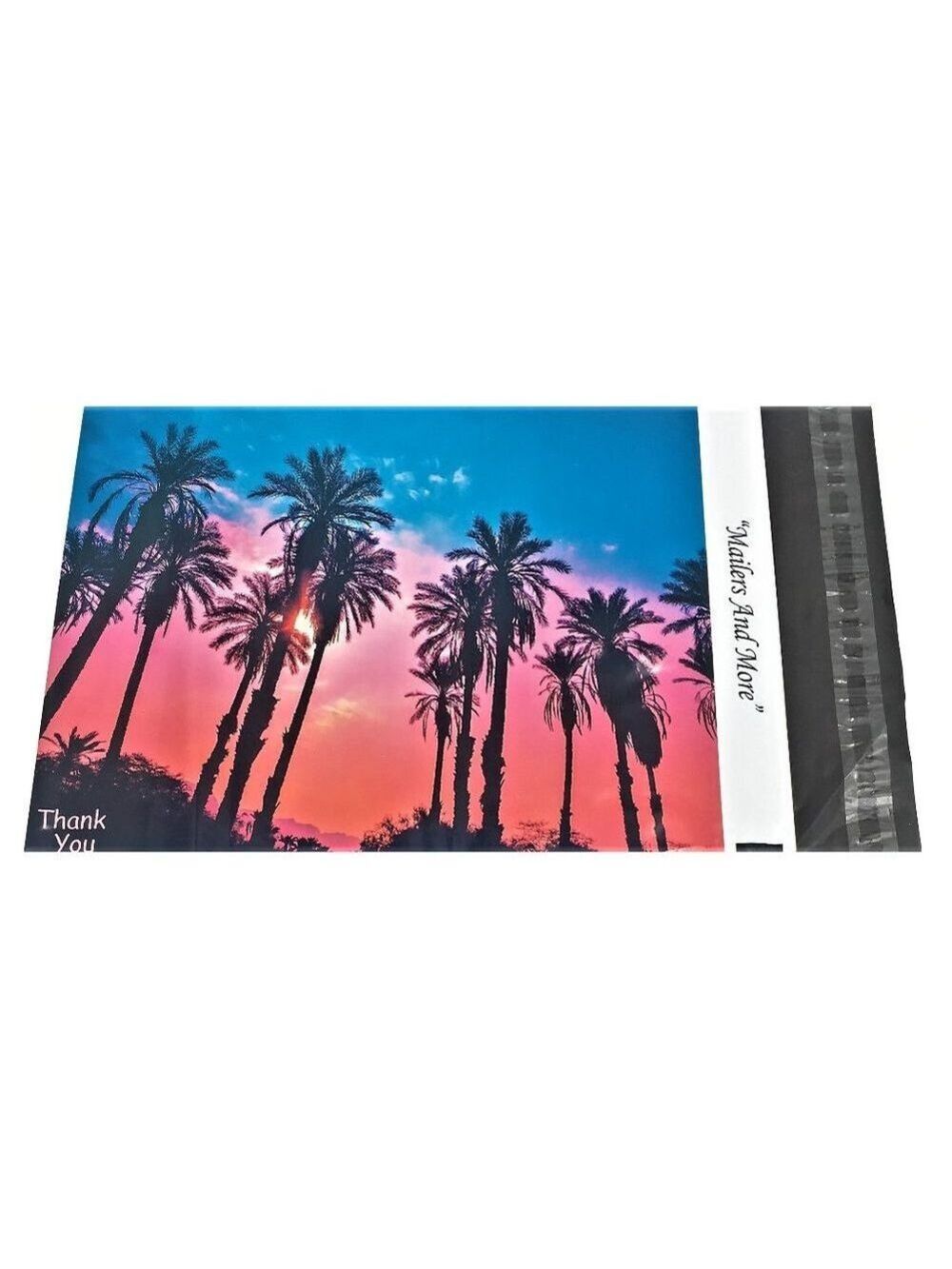 100 Qty. 10X13 Twilight Palms Poly Mailers PRICE IS FIRM - Picture 2 of 3